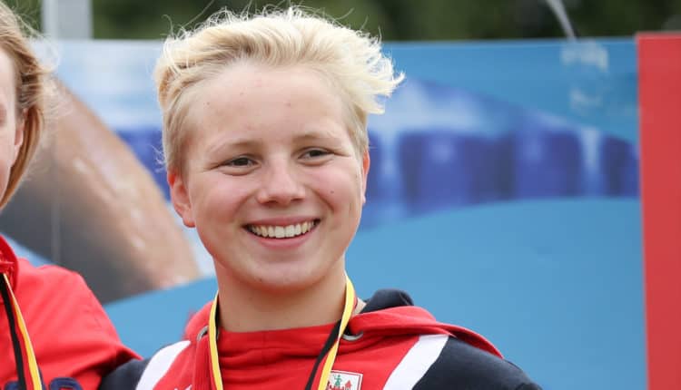 Lotta Steinmann Platz 3 DM Freiwasser Magdeburg 2017.