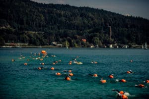 Harte Bedingungen beim Wörthersee-Swim