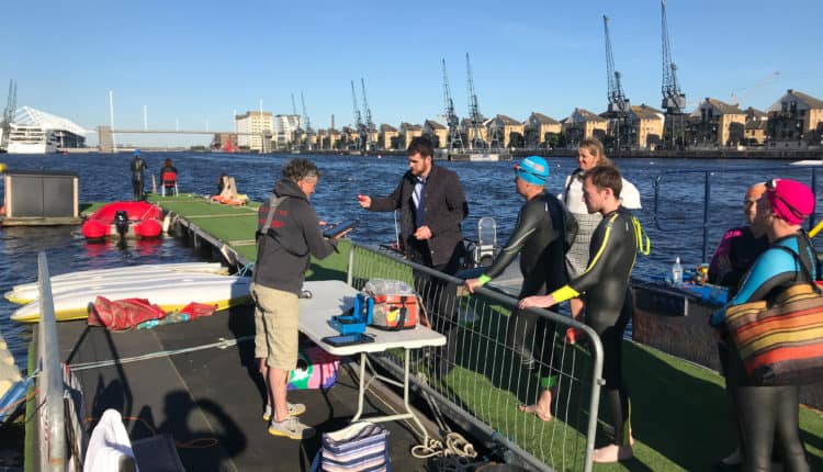 Freiwasserschwimmen in London