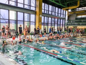 SWIM 100×100 am 29. Januar 2022 in Bremen