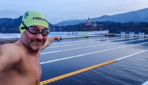 Einschwimmen mit den Jungs aus der Sportler-WG