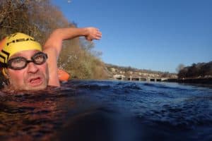 Virtuell gegeneinander beim Christmas Ice Swimming Cup