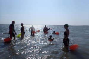 Gemeinsam schwimmen in der Müritz und in der Nordsee