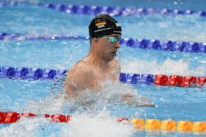 Rekordentwicklung über 100 Meter Brust