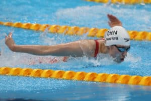 Chinas Schwimmer trainierten vor Olympia im Windkanal