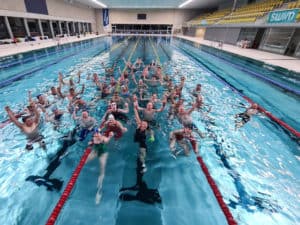 10.000 Meter im Schwimmbad Freiberger Platz