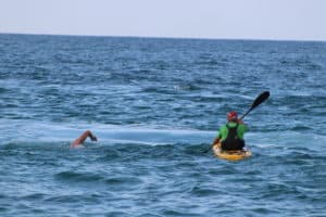 André Wiersig bricht Extremschwimmen ab