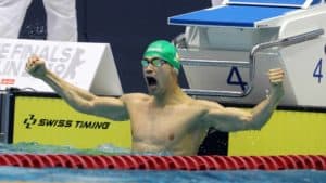Ole Braunschweig schwimmt mit deutschem Rekord ins 50-Meter-Rücken-Halbfinale