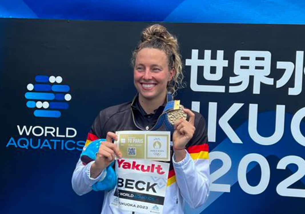 Gold in Fukuoka Leonie Beck ist Weltmeisterin SWIM.DE