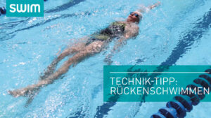 Rückenschwimmen in wenigen Schritten
