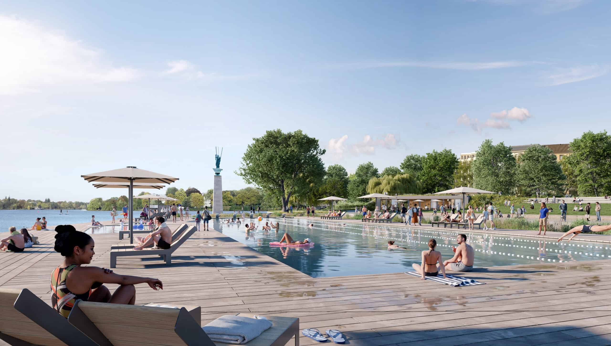 Copenhagen as a model: Will Hamburgers soon be swimming in the Alster?