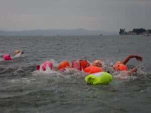 Lindauer Seequerung: Wellenreiten in Richtung Leuchtturm